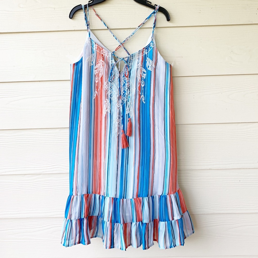 Chelsea & Violet Boho Embroidered Mimi Dress